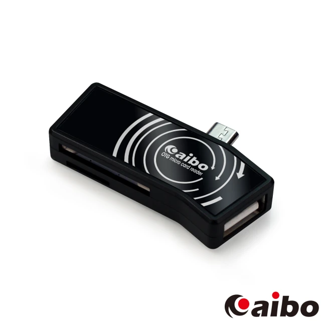 【aibo】OTG773 Micro USB OTG讀卡機(USB A母+SD/TF讀卡)