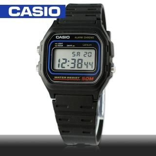 【CASIO 卡西歐】日系復古風-學生指定款運動錶(W-59)
