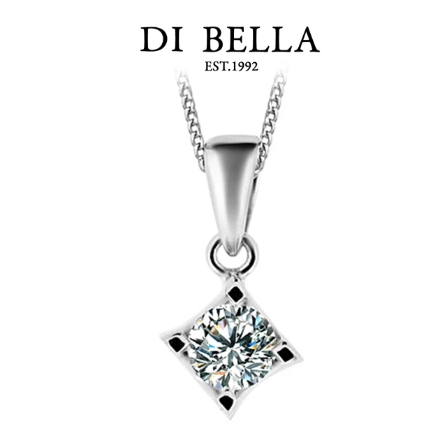 【DI BELLA】璀璨星語 GIA0.30克拉F/VS2八心八箭美鑽墜鍊(30分)