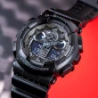 【CASIO 卡西歐】G-SHOCK 潮流迷彩指針數位雙顯錶款(黑-GA-100CF-1A)