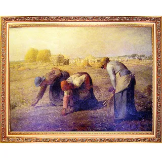 【開運陶源】The Gleaners 驚豔米勒   田園之美-拾穗(大幅 93x73cm)