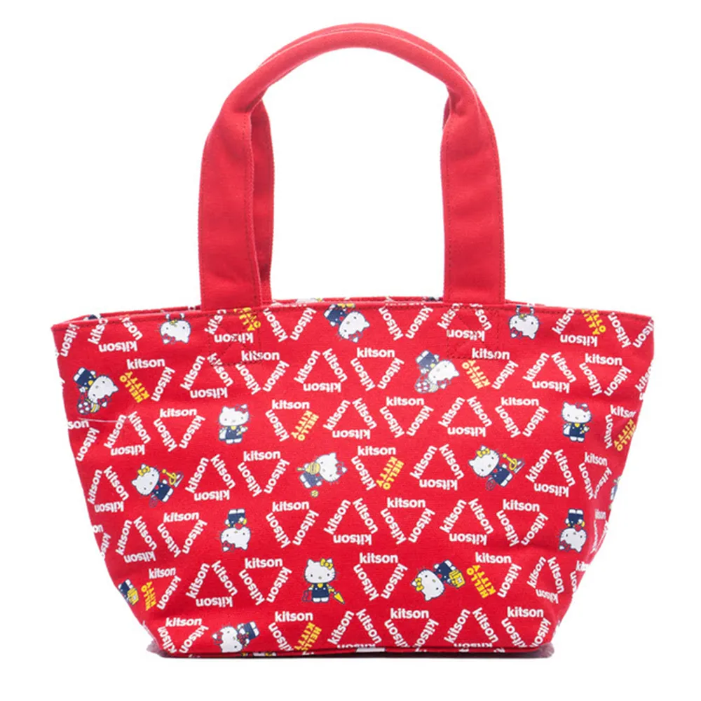 【Kitson】kitson x Kitty - Loves LA 聯名系列 帆布托特包(RED)