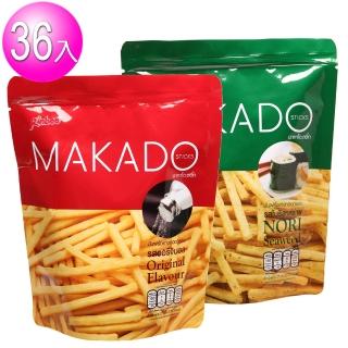 【MAKADO 麥卡多】薯條 24g X 36入 (鹽味/海苔味)