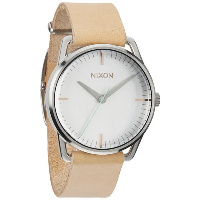 【NIXON】The MELLOR 純粹元素休閒都會腕錶-卡其(A1291603)