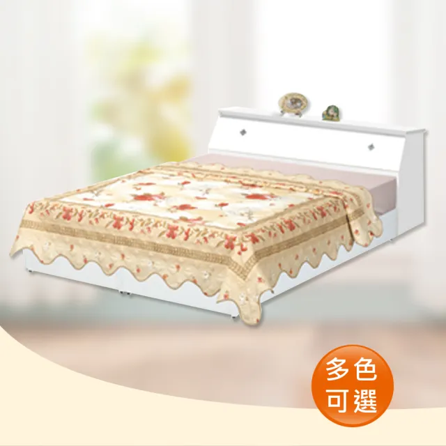 【時尚屋】Terry6尺床箱型加大雙人後掀床(床頭箱+床底)