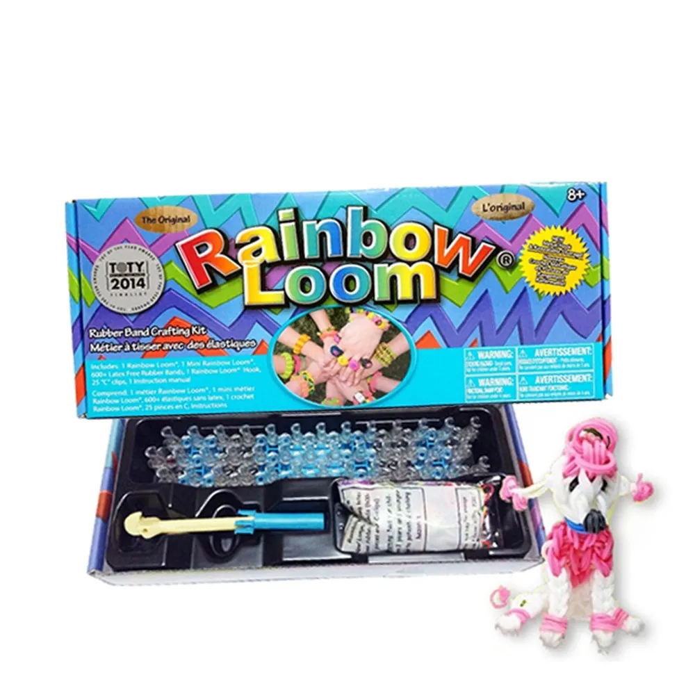 【BabyTiger虎兒寶】Rainbow Loom 彩虹編織器 彩虹圈圈 600條 補充包(紫色)