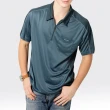 【SAMLIX 山力士】男款 MIT 台灣製  吸濕排汗 椰碳紗   短袖  POLO衫#SP105(橘色.丈青.棕色)