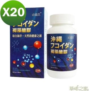 【草本之家】日本沖澠褐藻醣膠膠囊20入組(100粒/入)