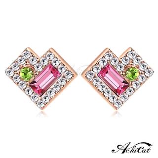 【AchiCat】耳環．耳針式(採施華洛世奇元素．新年禮物)
