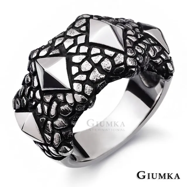 【GIUMKA個性潮男】情人節禮物．戒指．搖滾世紀．街頭(銀色)