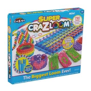【美國Cra-Z-Art】Cra-Z-Loom彩紅圈圈編織 旗艦組(編織器+環形編織器+橡皮筋)