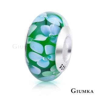 【GIUMKA】純銀串珠．琉璃．雞蛋花-綠(串珠材料)