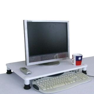 【美佳居】桌上型置物架40cmx60cm-素雅白色