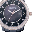 【GOTO】愛情誓約陶瓷手錶-黑x玫(GC0361B-93-341)