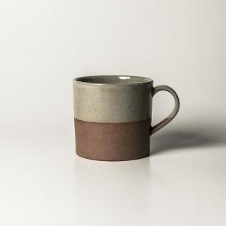 【上作美器】撞色馬克杯-迷霧灰(200ml咖啡杯)