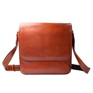 【Sika】義大利牛皮質感休閒書包(M6147-01原味褐)