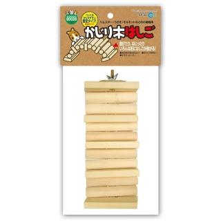 【Marukan】磨牙木製小樓梯 小動物用(MR-262)