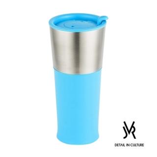 【索樂生活】JVR韓國原裝BASIC不鏽鋼繽紛隨行杯450ml(雙層304不鏽鋼保溫飲料啤酒咖啡環保外出杯)