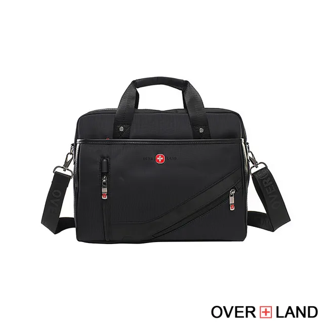 【OverLand】美式十字軍 - 素面造型公事包/電腦包/手提包(3119)