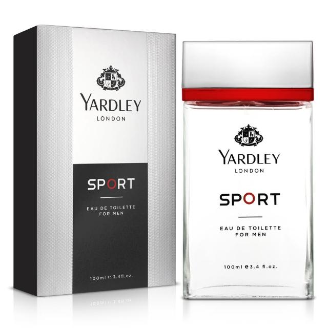 【YARDLEY 雅麗】Sport 運動風男性淡香水100ml(專櫃公司貨)