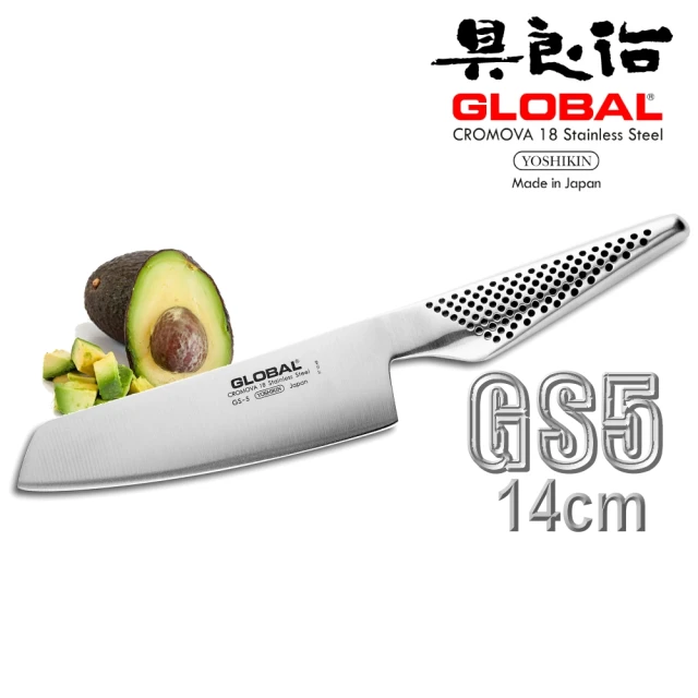 【YOSHIKIN 具良治】日本GLOBAL切蔬果刀14公分(GS-5)