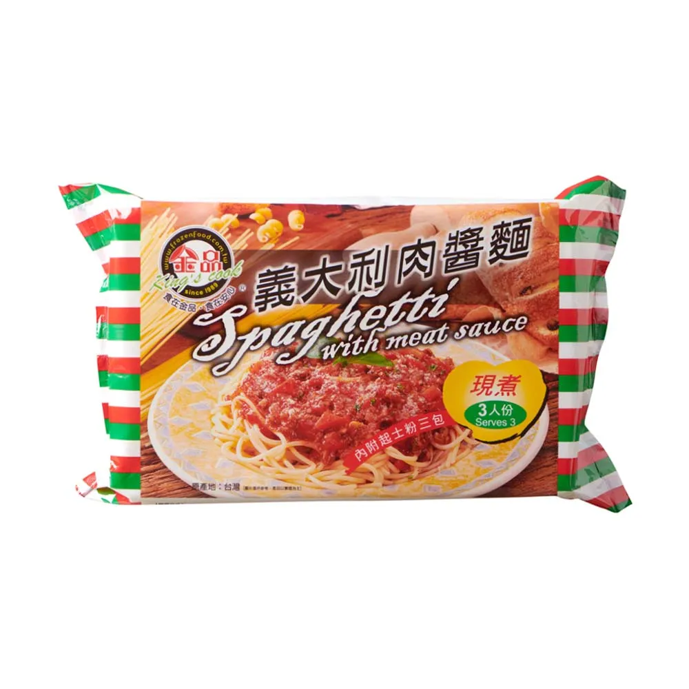 【金品】義大利肉醬麵360g/包 3入/包