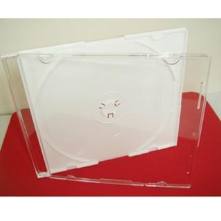 【臺灣製造】12CM專用― 5mm slim case白底PS壓克力CD盒/DVD盒/光碟盒/CD殼(50個)