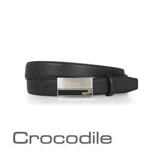【Crocodile】鱷魚皮件 真皮扣式皮帶 0101-40071(義大利進口牛皮)