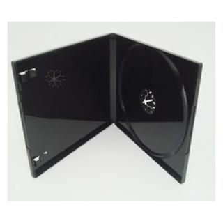 【臺灣製造】單片裝 10mm 摔不破PP黑色鏡面 CD盒/DVD盒/光碟盒/CD殼/有膜(30個)