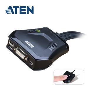 【aten】2埠 usb dvi kvm 多電腦切換器(cs22d)