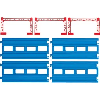 【TAKARA TOMY】PLARAIL 鐵道王國 火車配件 R-04複線直軌(多美火車)