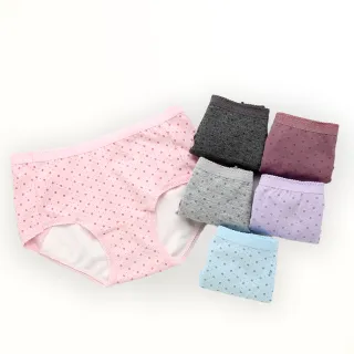 【SHIANEY 席艾妮】5件組 台灣製 低腰棉質生理褲
