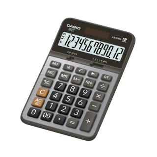 【CASIO卡西歐】12位數雙電源商用計算機(AX-120B)