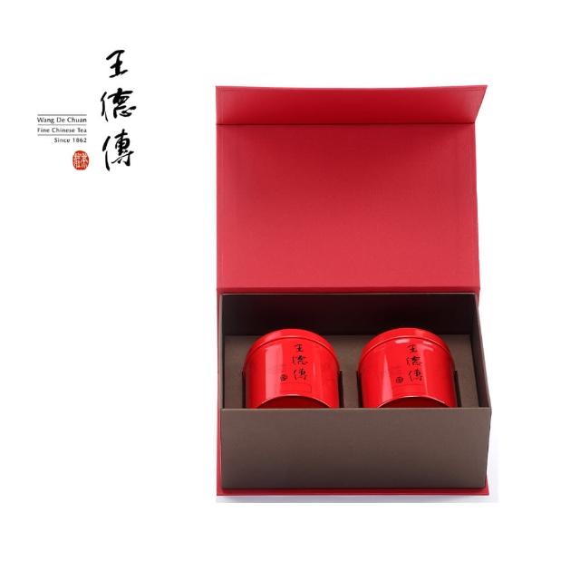 王德傳 特選茶葉禮盒-阿里山金萱100g+凍頂烏龍100g 德傳茶禮