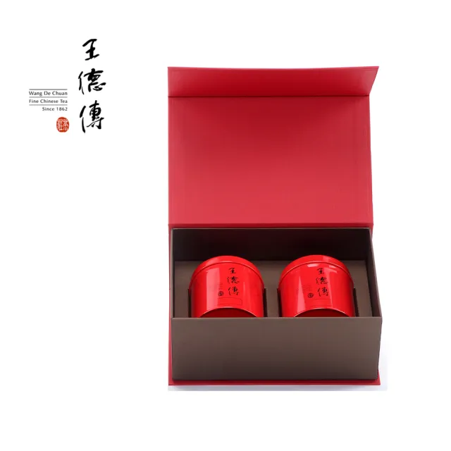【王德傳】特選茶葉禮盒(阿里山金萱100g+凍頂烏龍100g)