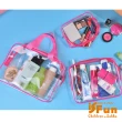 【iSFun】透視防水＊PVC化妝衣服盥洗收納包3件組