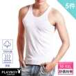【PLAYBOY】5件組 純棉親膚羅紋背心-速(窄肩/背心/男內衣)