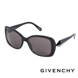 【GIVENCHY 紀梵希】時尚幾何美學風格太陽眼鏡(-黑- GISGV829-700X)