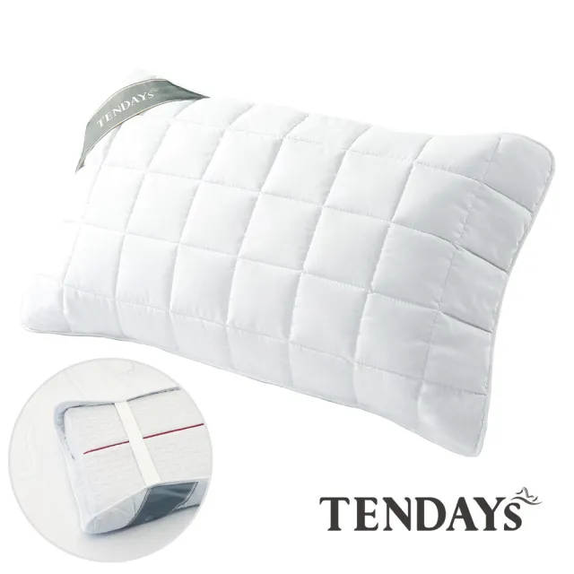 【TENDAYS】備長炭床包型保潔墊枕套床包組合(特規雙人三件組-7尺+枕套X2)
