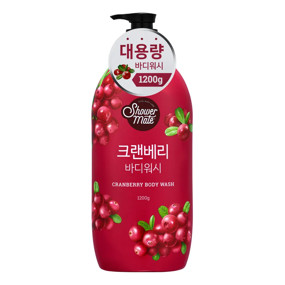 【ShowerMate】微風如沐 果香沐浴乳-蔓越莓1200g