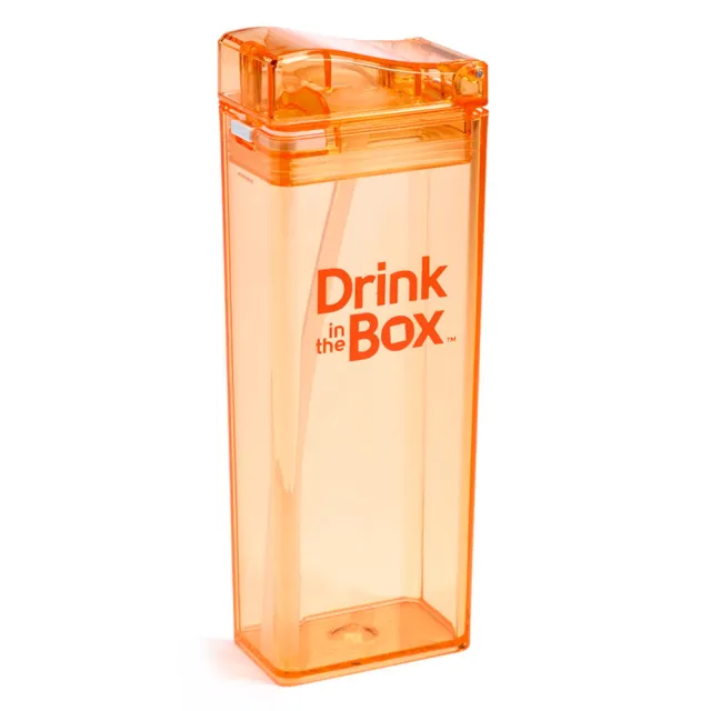 【Drink in the box】Tritan兒童運動大吸管杯355ml*4入超值組(多款繽紛任選)