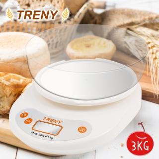 【TRENY】烘焙料理秤（大託盤） 3KG