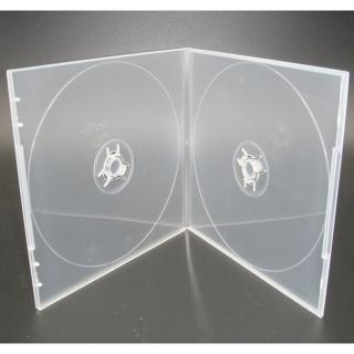 【臺灣製造】雙片裝 5mm 摔不破PP霧透 CD盒/DVD盒/光碟盒/CD殼-12公分光碟片適用(50個)