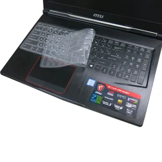 【Ezstick】MSI GE63 8RF 8RE 奈米銀抗菌TPU 鍵盤保護膜(鍵盤膜)