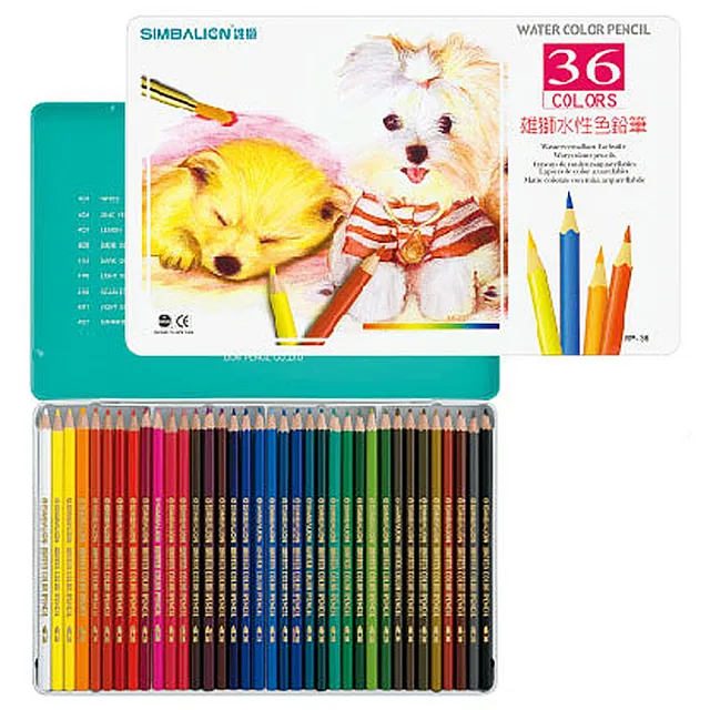 【雄獅文具】WP-36 36色水性色鉛筆
