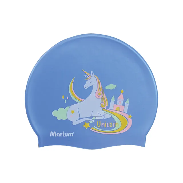 【MARIUM】矽膠泳帽-彩虹獨角獸(MAR-8626)