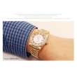 【Valentino Coupeau】雅緻橘紅鑽白貝面全金不鏽鋼殼帶男女腕錶(范倫鐵諾 古柏  VCC)