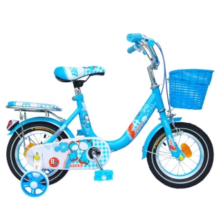 【寶盟BAUMER】12吋親子鹿腳踏車-水藍(兒童腳踏車、童車)