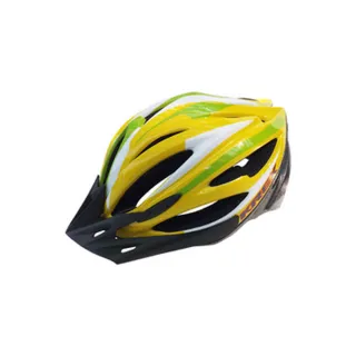 【KREX】CS-1800 拉風款自行車專用安全帽(黃色)