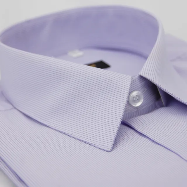【金安德森】紫底黑細紋吸排短袖襯衫